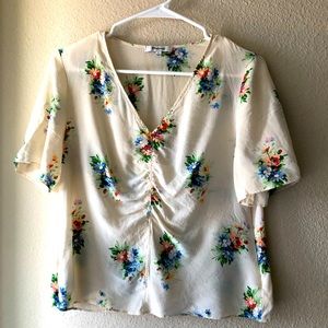 Madewell floral top